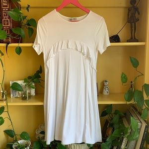 ASOS white t-shirt dress